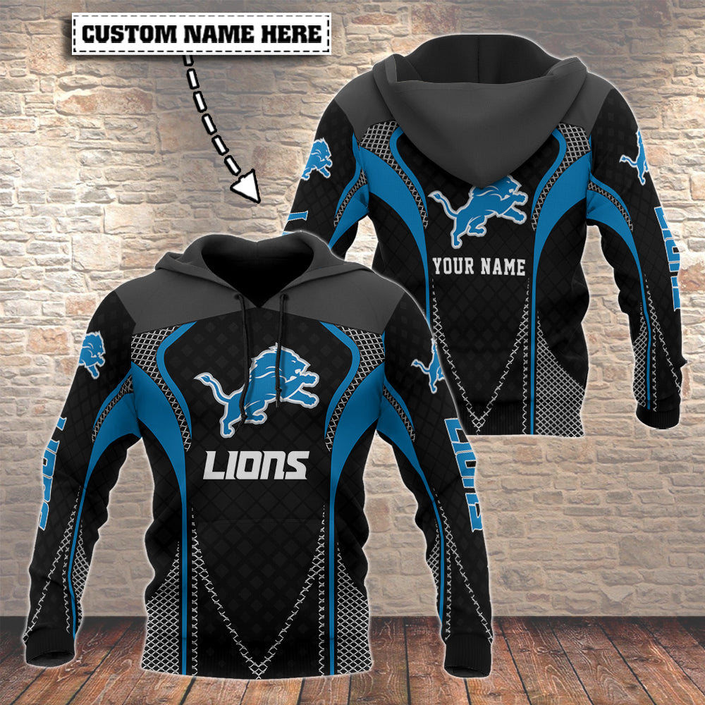 Detroit Lions Personalized Hoodie AZCHD061