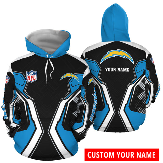 Los Angeles Chargers Personalized Hoodie AZCHD075