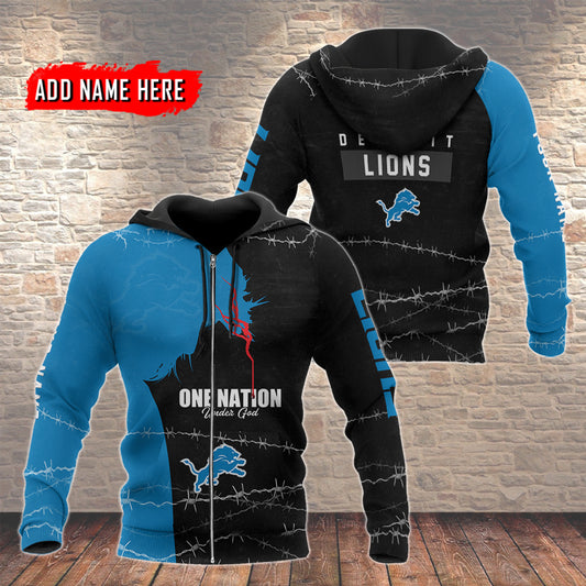 Detroit Lions Personalized Hoodie AZCHD103