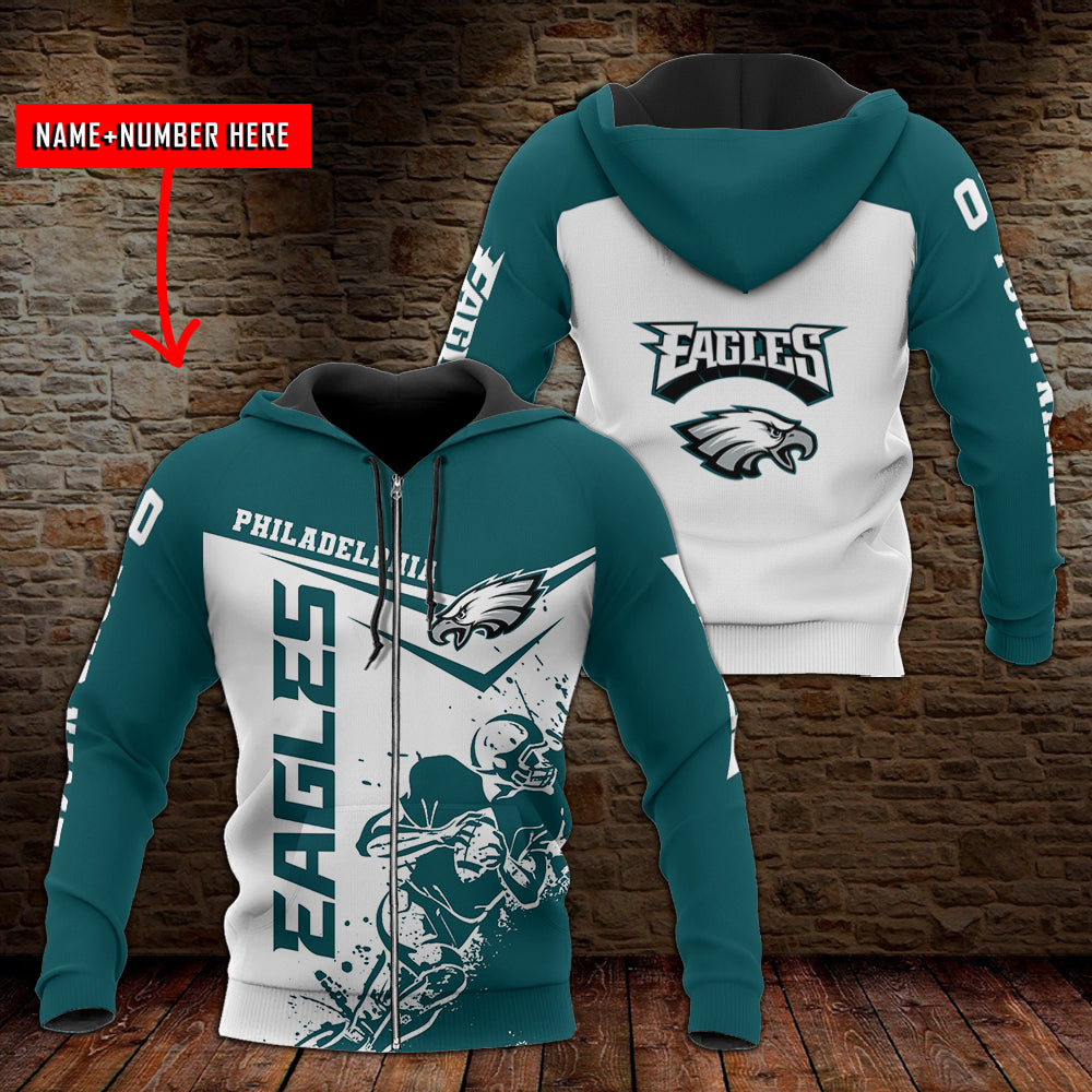Philadelphia Eagles Personalized Hoodie AZCHD161