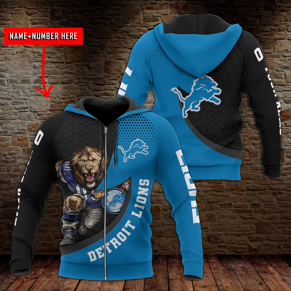 Detroit Lions Personalized Hoodie AZCHD162