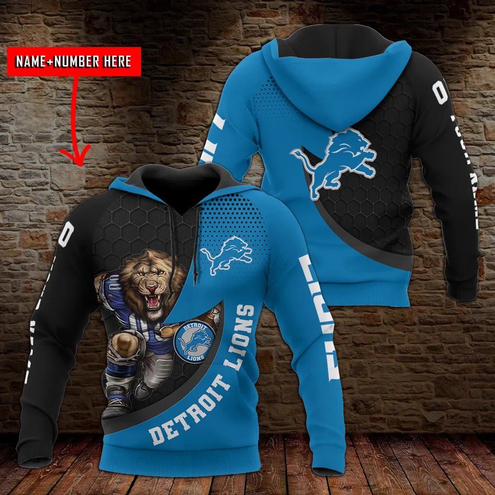 Detroit Lions Personalized Hoodie AZCHD162