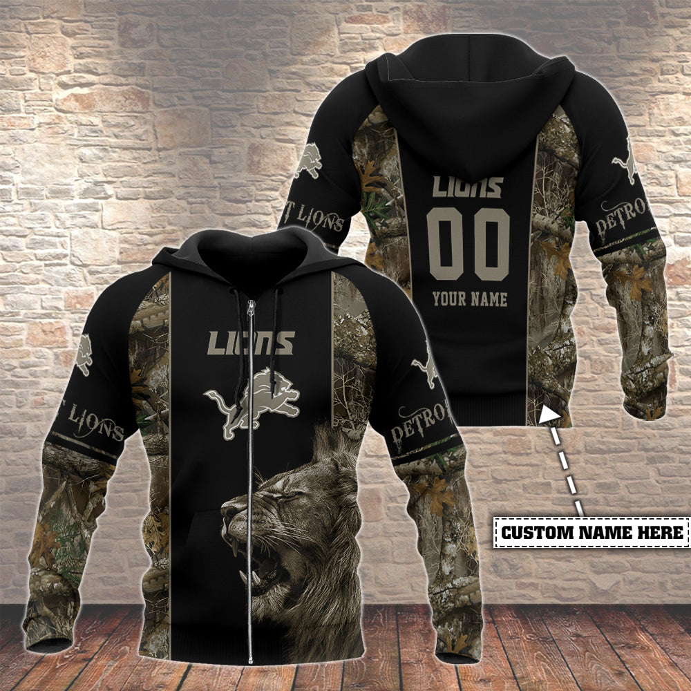 Detroit Lions Personalized Hoodie AZCHD177