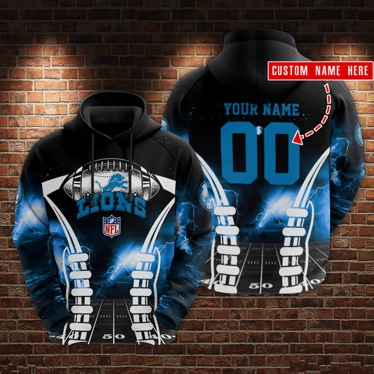 Detroit Lions Personalized Hoodie AZCHD194