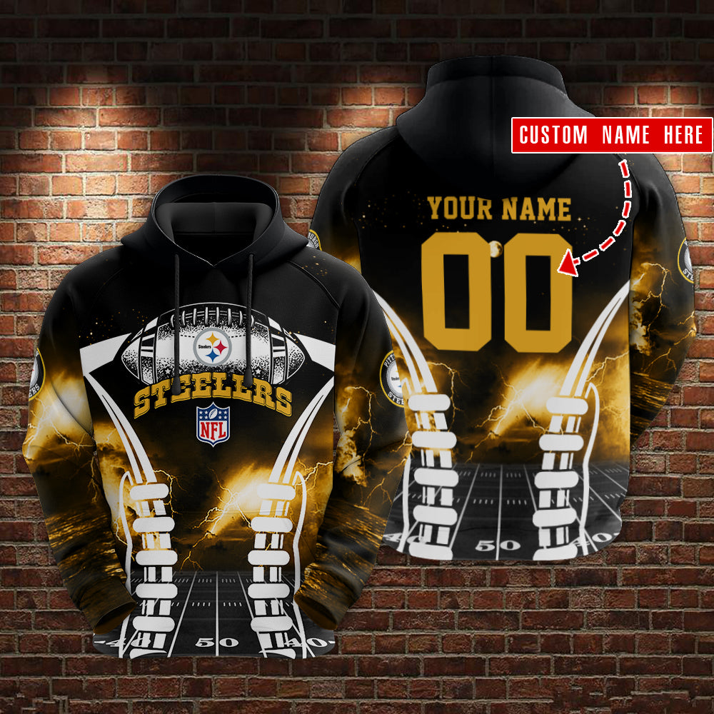 Pittsburgh Steelers Personalized Hoodie AZCHD195