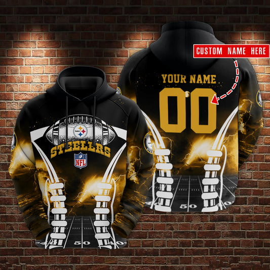 Pittsburgh Steelers Personalized Hoodie AZCHD195