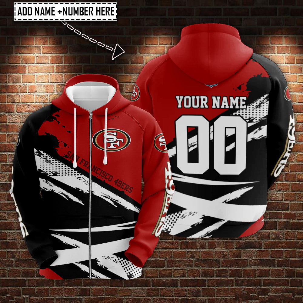 San Francisco 49ers Personalized Hoodie AZCHD204