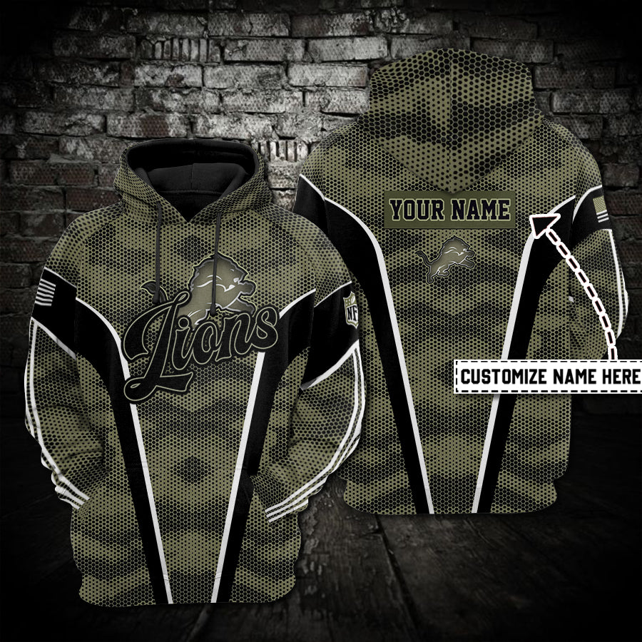 Detroit Lions Personalized Hoodie AZCHD214