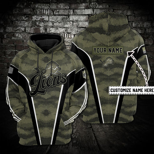 Detroit Lions Personalized Hoodie AZCHD214