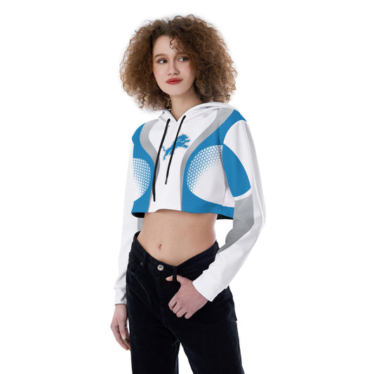 Detroit Lions Combo Croptop Hoodie And Leggings AZCLG106+AZC2CHD106