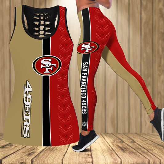 San Francisco 49ers Combo Tank Top And Leggings AZCLG033-AZCTT033