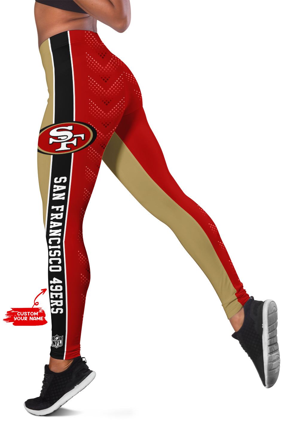 San Francisco 49ers Combo Tank Top And Leggings AZCLG033-AZCTT033