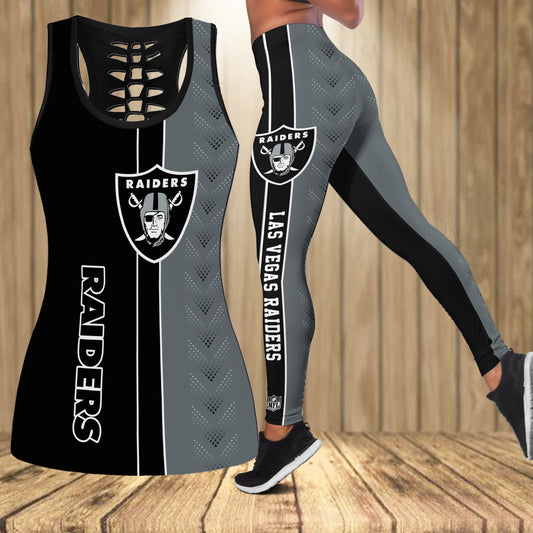 Las Vegas Raiders Combo Tank Top And Leggings AZCLG037-AZCTT037