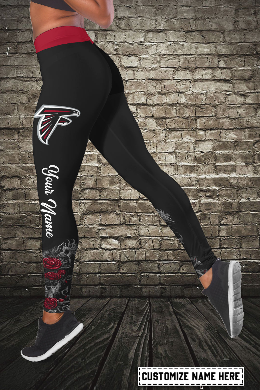 Atlanta Falcons Personalized Combo Tank Top And Leggings AZCLG050+AZCTT050