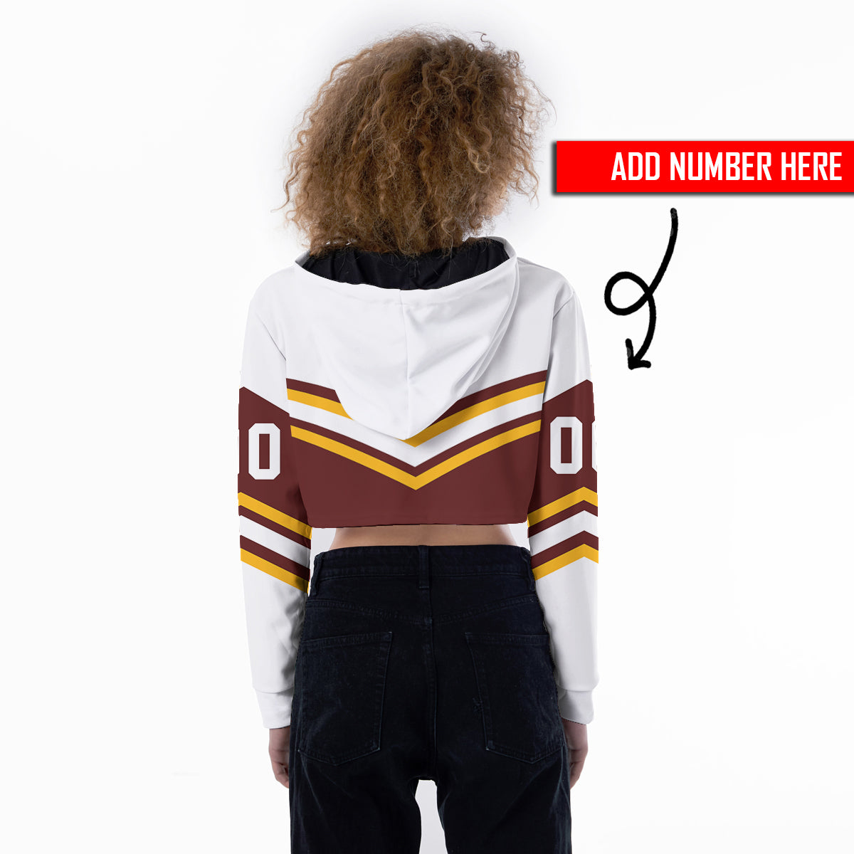 Washington Commanders Personalized Combo Croptop Hoodie And Leggings AZCLG091+AZC2CHD091