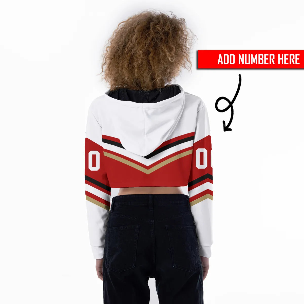 San Francisco 49ers Personalized Combo Croptop Hoodie And Leggings AZCLG094+AZC2CHD094
