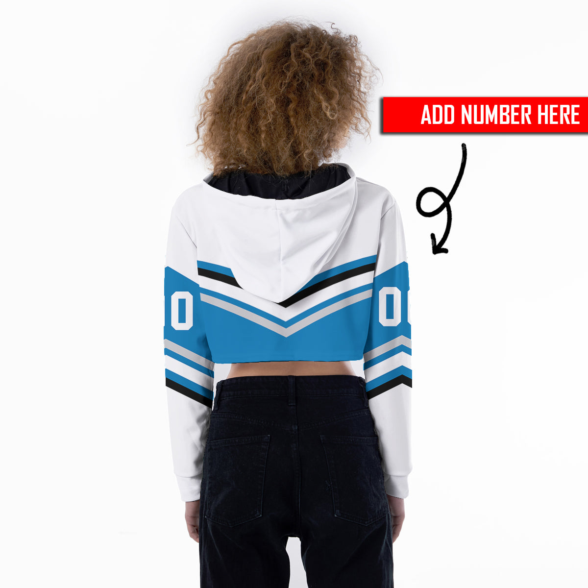 Detroit Lions Personalized Combo Croptop Hoodie And Leggings AZCLG095+AZC2CHD095