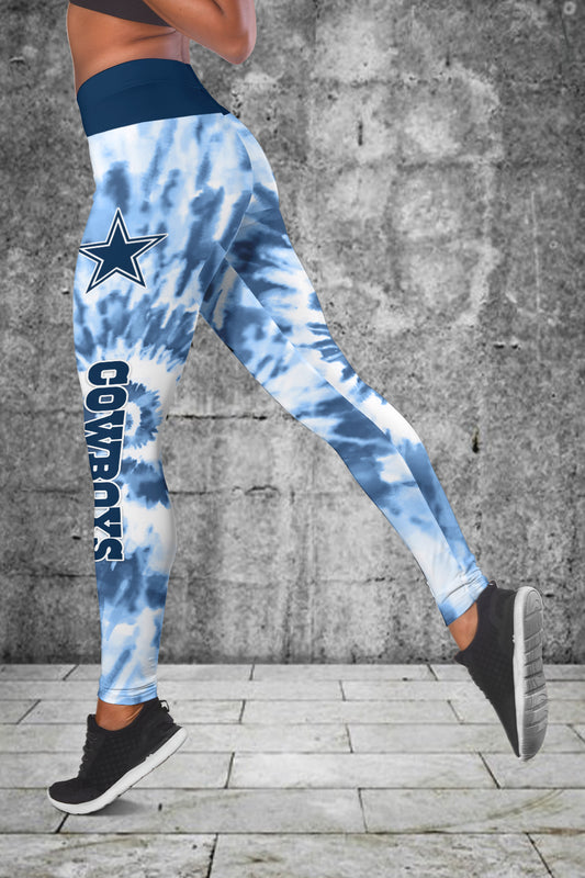 Dallas Cowboys Personalized Combo Croptop Hoodie And Leggings AZCLG113+AZC2CHD113