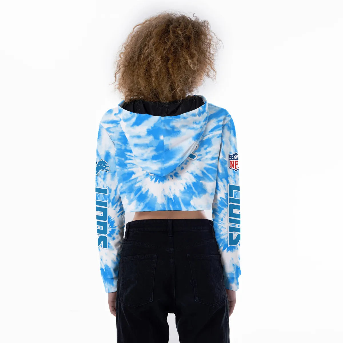 Detroit Lions Personalized Combo Croptop Hoodie And Leggings AZCLG114+AZC2CHD114