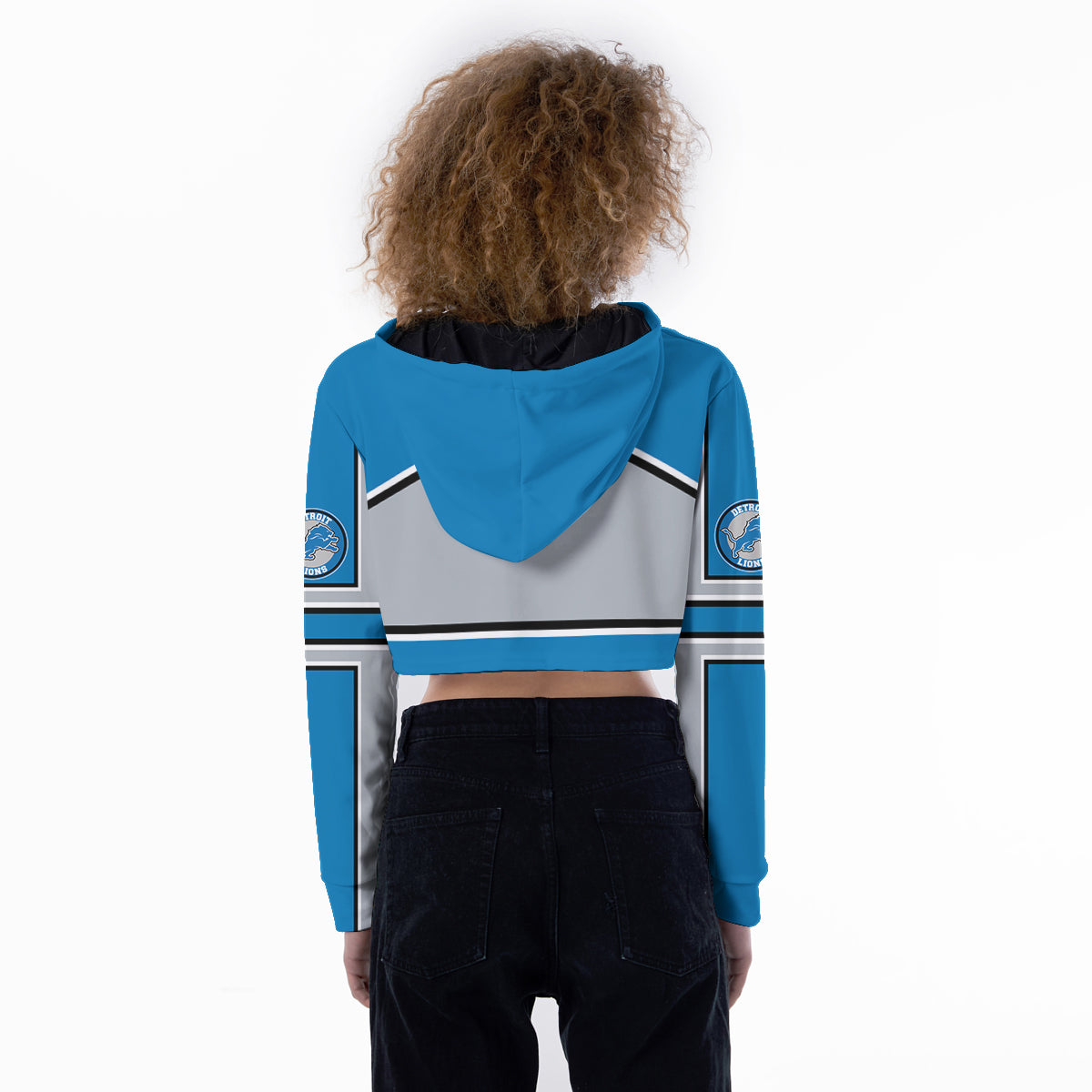 Detroit Lions Personalized Combo Croptop Hoodie And Leggings AZCLG122+AZC2CHD122