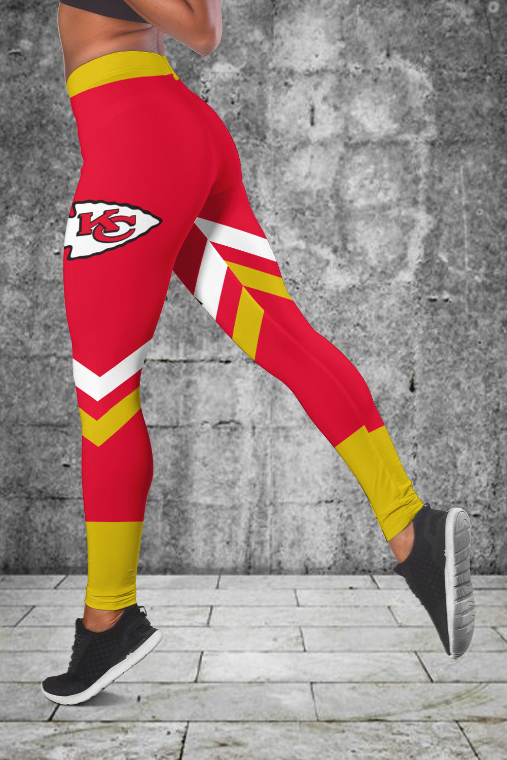 Kansas City Chiefs Personalized Combo Croptop Hoodie And Leggings AZCLG202+AZC2CHD202