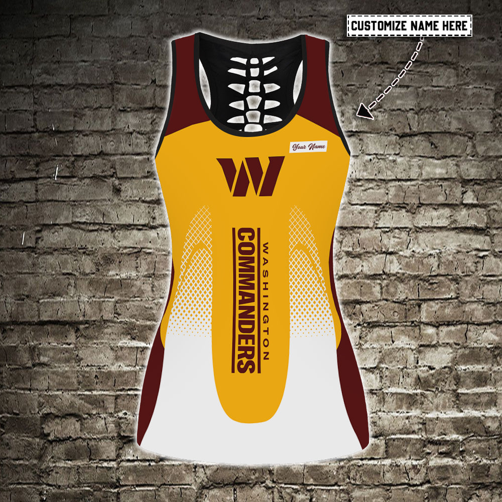 Washington Commanders Personalized Combo Tank Top And Leggings AZCLG038+AZCTT038