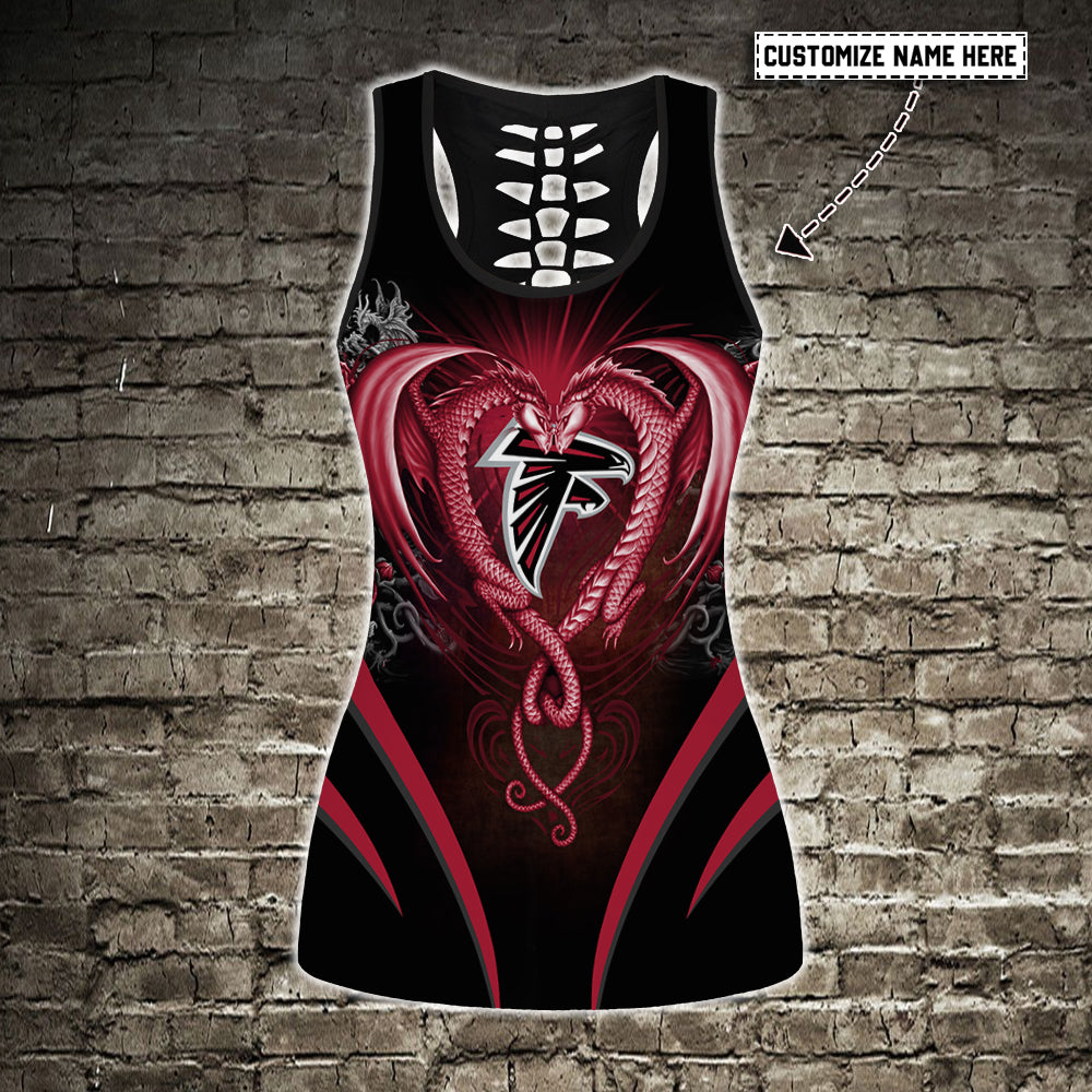 Atlanta Falcons Personalized Combo Tank Top And Leggings AZCLG050+AZCTT050