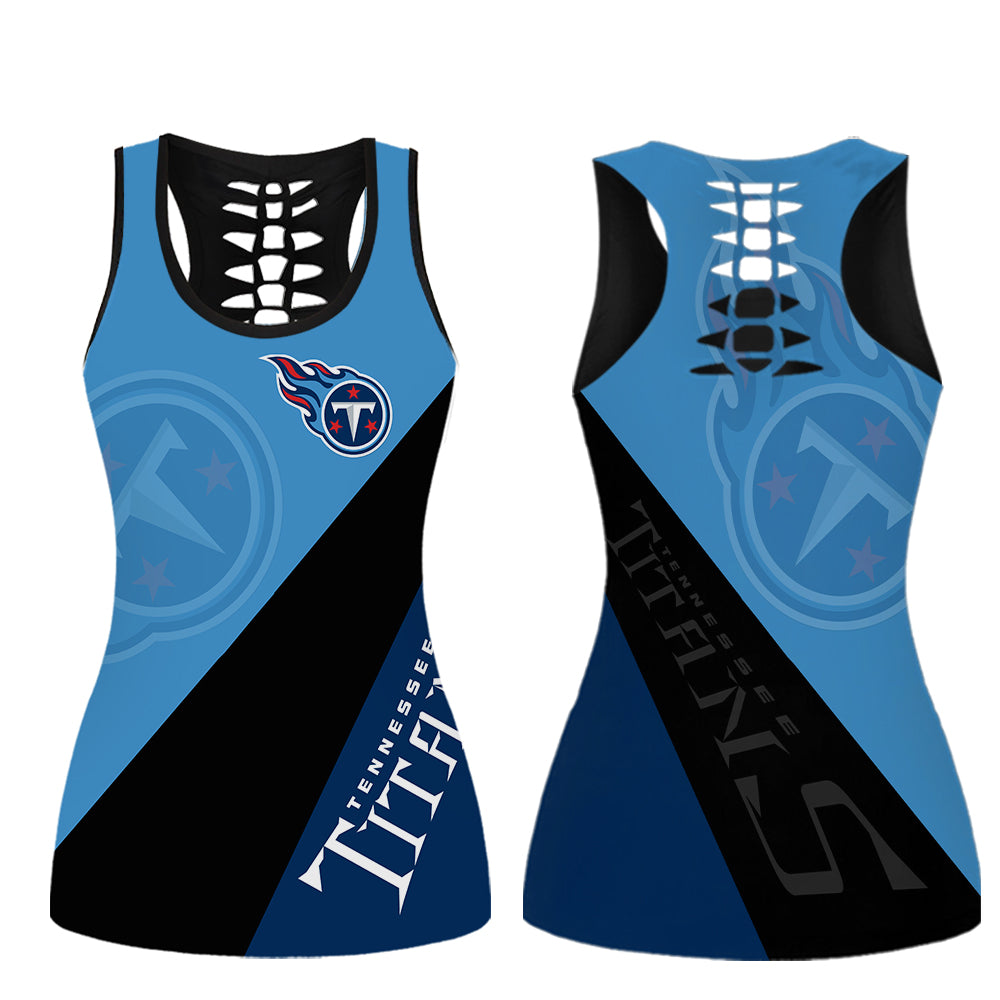 Tennessee Titans Combo Tank Top And Leggings AZCLG055+AZCTT055