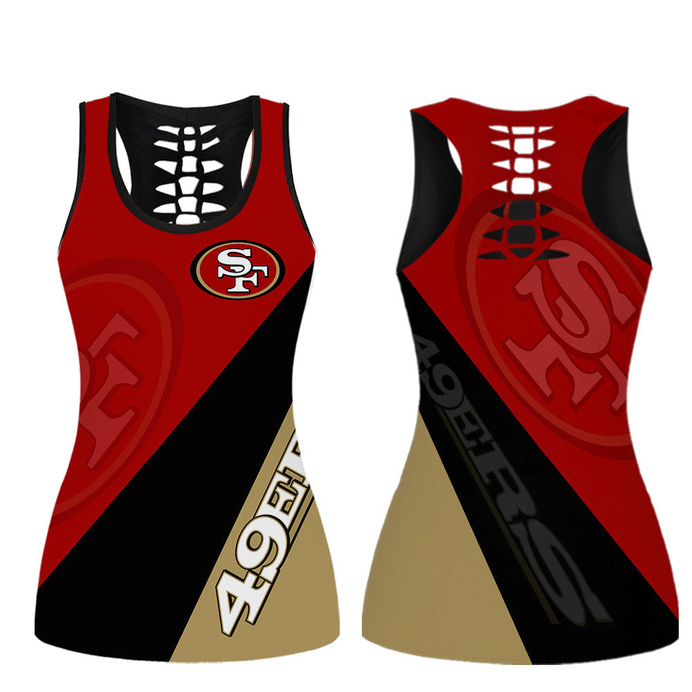 San Francisco 49ers Combo Tank Top And Leggings AZCLG056+AZCTT056