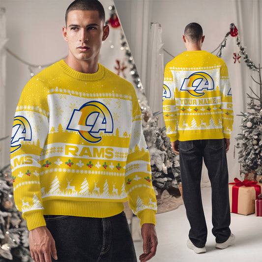 Los Angeles Rams Premium Ugly Christmas Sweater Seasonal Edition AZDTUSW000136