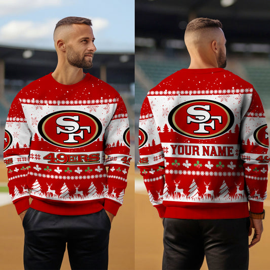 San Francisco 49ers Premium Ugly Christmas Sweater Seasonal Edition AZDTUSW000141