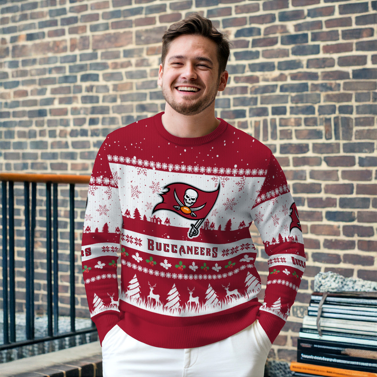 Tampa Bay Buccaneers Premium Ugly Christmas Sweater Seasonal Edition AZDTUSW000143