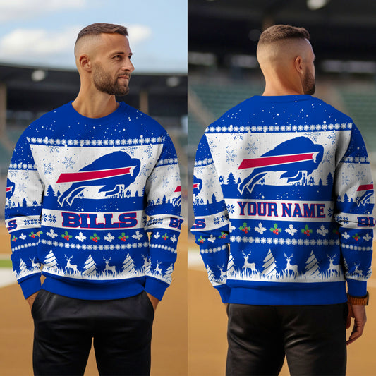 Buffalo Bills Premium Ugly Christmas Sweater Seasonal Edition AZDTUSW000146