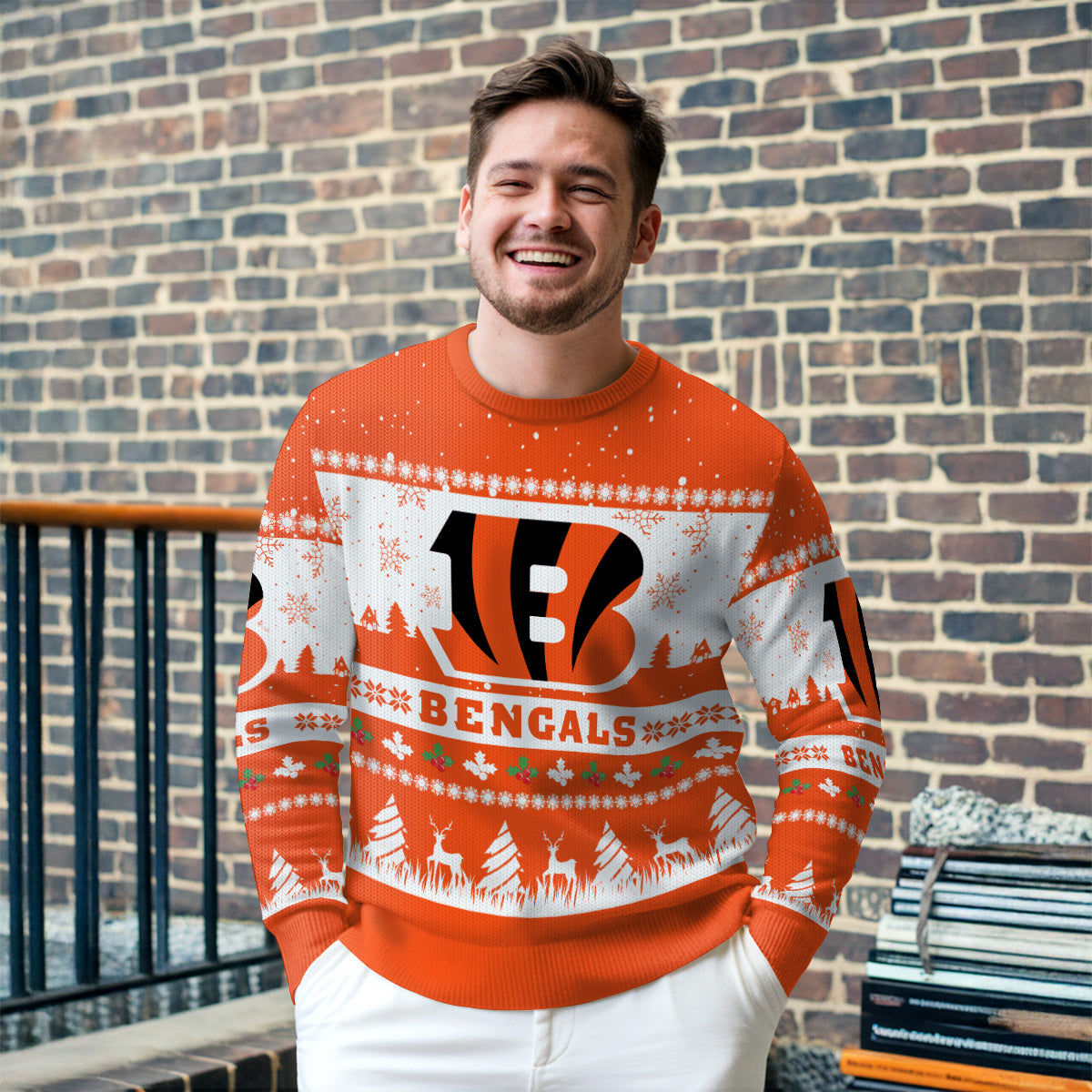 Cincinnati Bengals Premium Ugly Christmas Sweater Seasonal Edition AZDTUSW000147