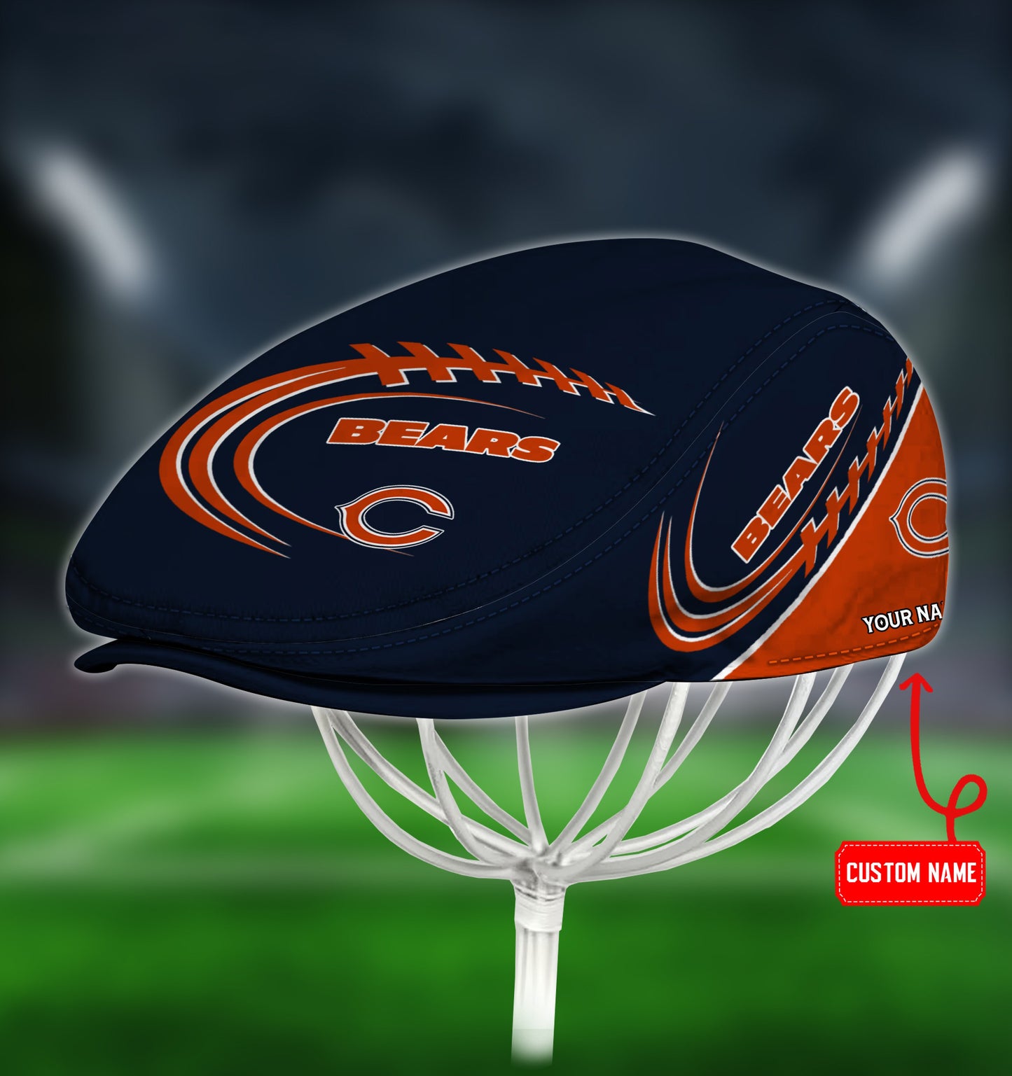Chicago Bears Custom Jeff Cap HA06