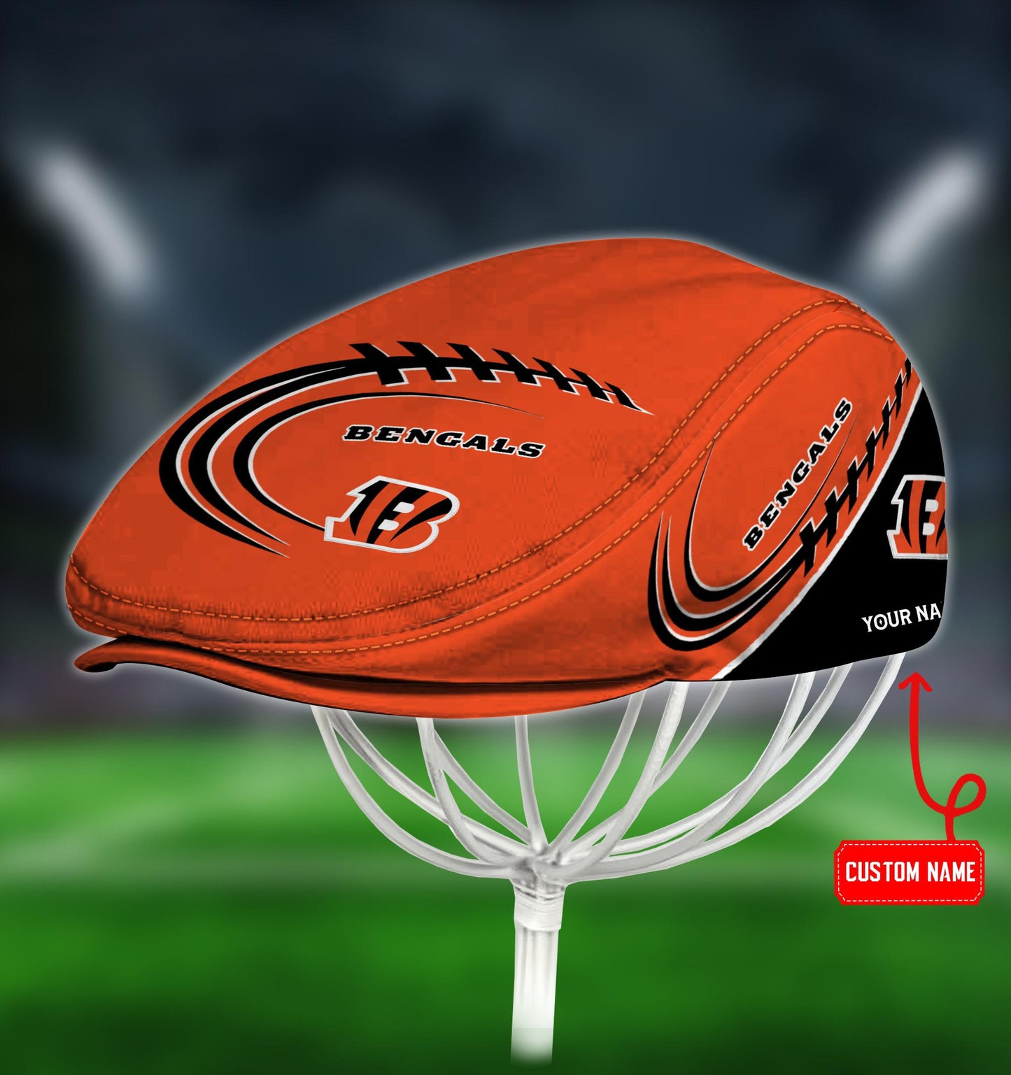 Cincinnati Bengals Custom Jeff Cap HA07
