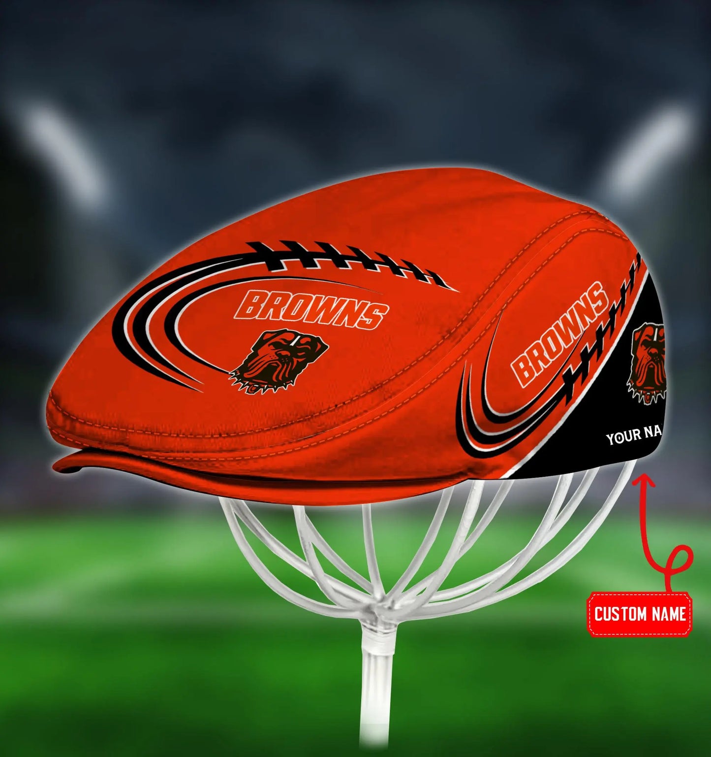 Cleveland Browns Custom Jeff Cap HA08