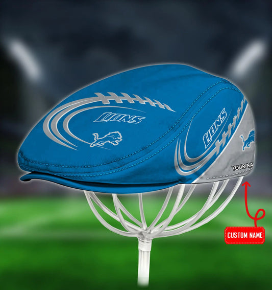 Detroit Lions Custom Jeff Cap HA11