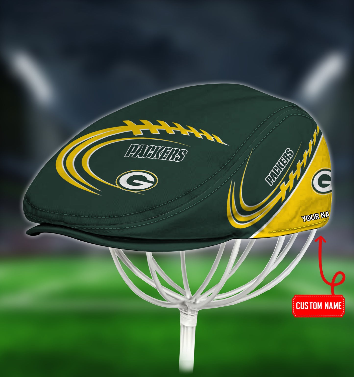 Green Bay Packers Custom Jeff Cap HA12