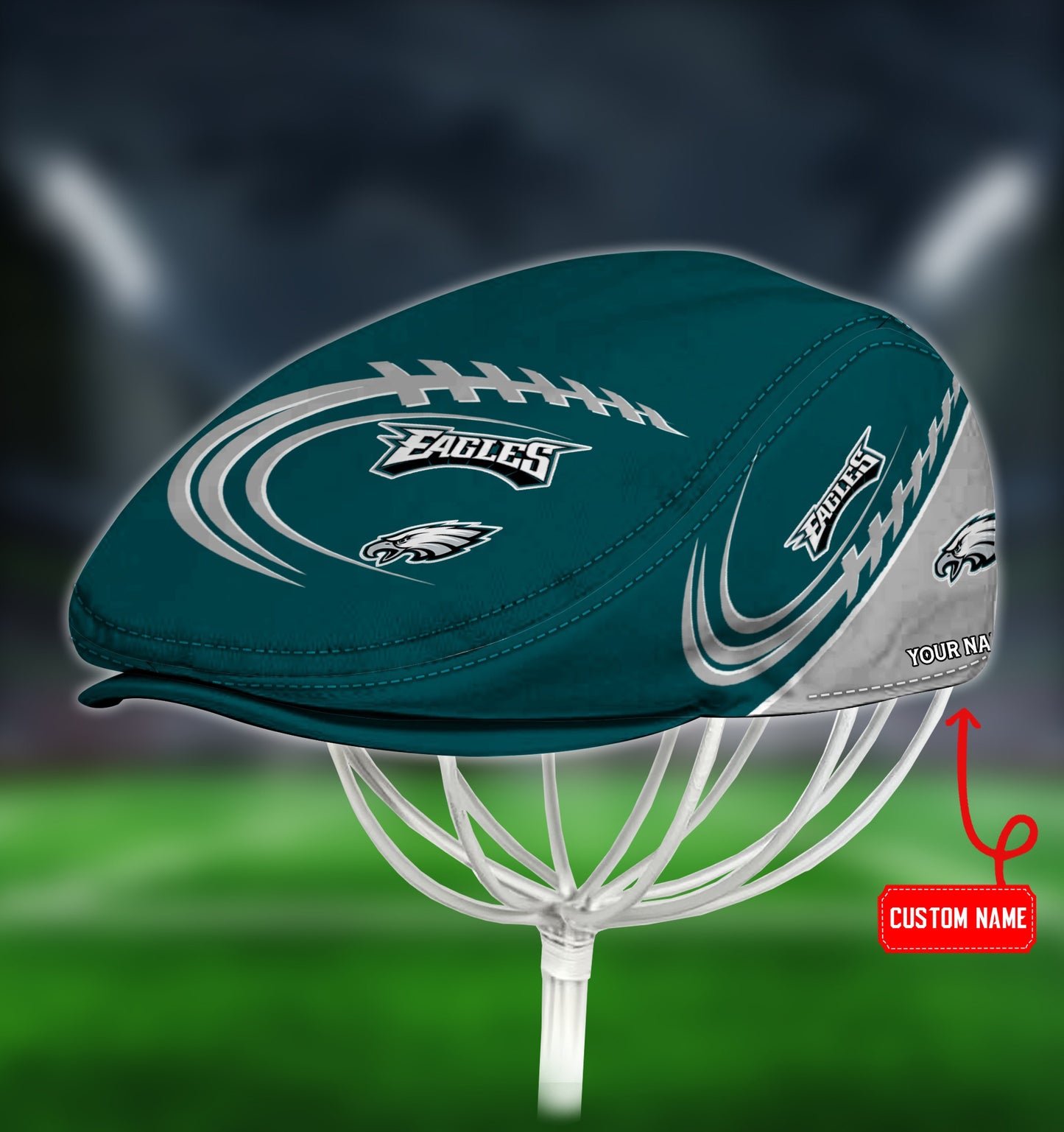Philadelphia Eagles Custom Jeff Cap HA26
