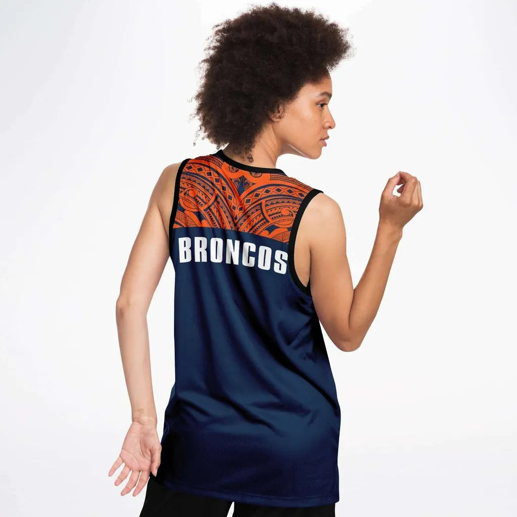Denver Broncos Limited Edition Personalized Sports Basketball Jersey AZHABKJS000008