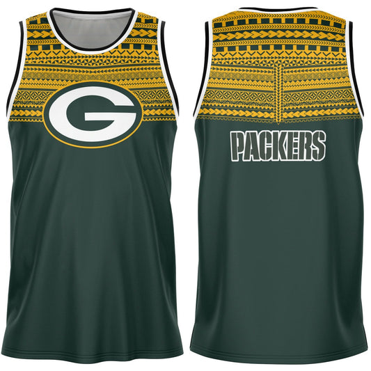 Green Bay Packers Limited Edition Personalized Sports Basketball Jersey AZHABKJS000009