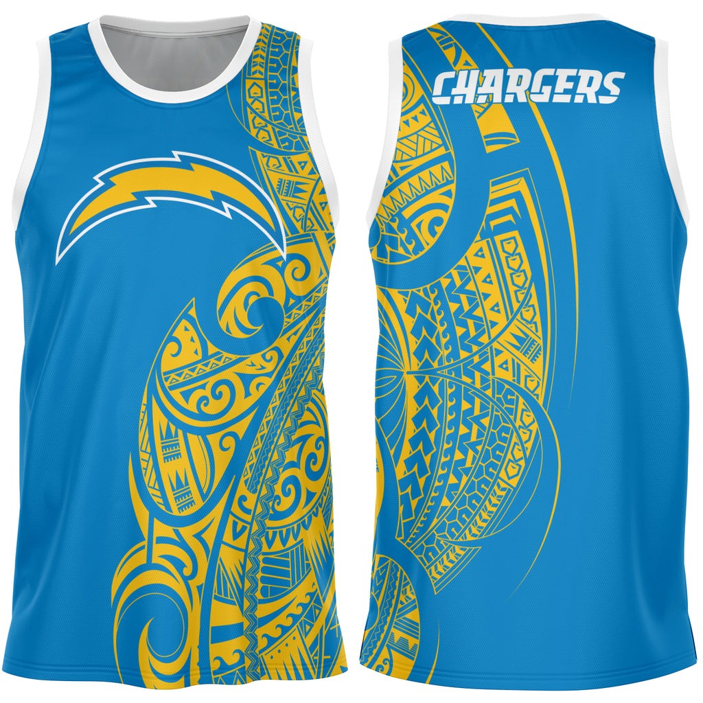 Los Angeles Chargers Limited Edition Personalized Sports Basketball Jersey AZHABKJS000015