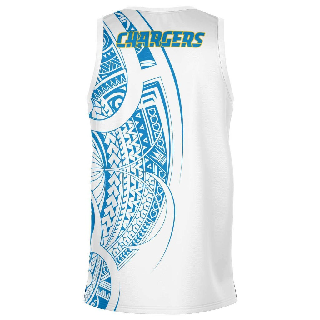 Los Angeles Chargers Limited Edition Personalized Sports Basketball Jersey AZHABKJS000016