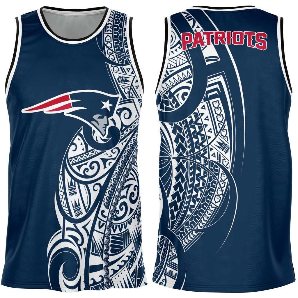 New England Patriots Limited Edition Personalized Sports Basketball Jersey AZHABKJS000019