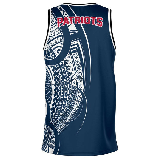 New England Patriots Limited Edition Personalized Sports Basketball Jersey AZHABKJS000019