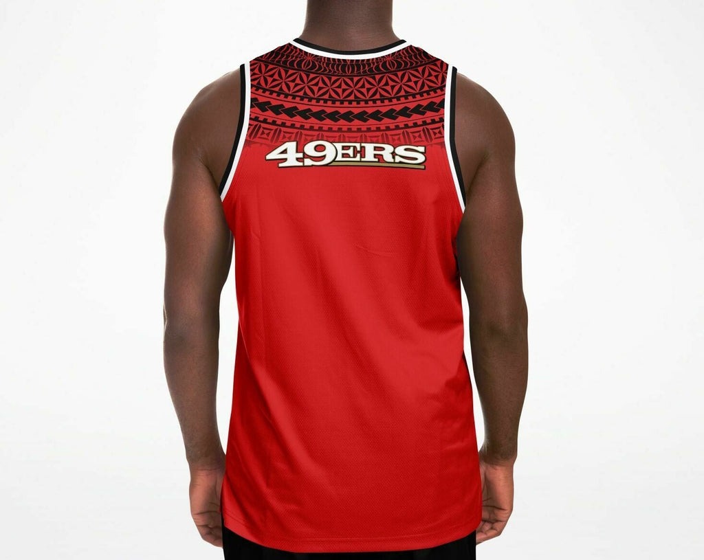 San Francisco 49ers Limited Edition Personalized Sports Basketball Jersey AZHABKJS000024