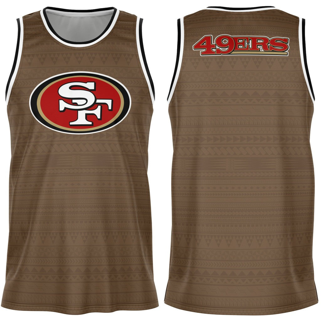 San Francisco 49ers Limited Edition Personalized Sports Basketball Jersey AZHABKJS000025