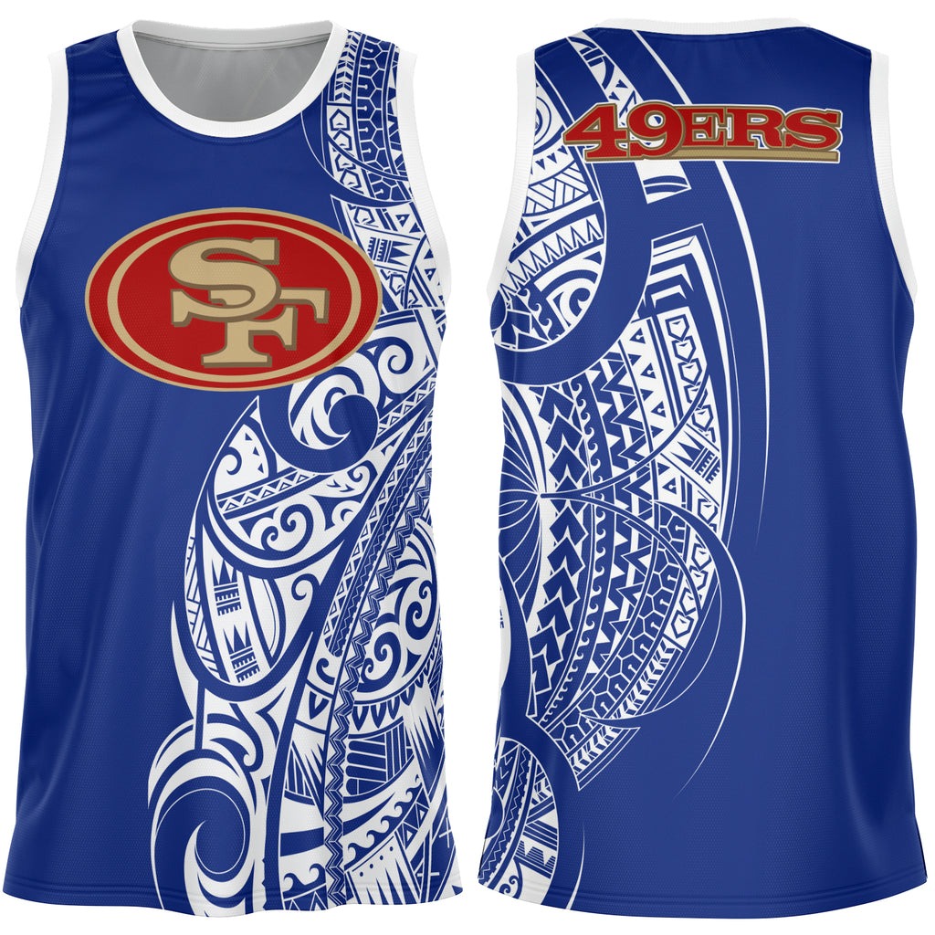 San Francisco 49ers Limited Edition Personalized Sports Basketball Jersey AZHABKJS000026