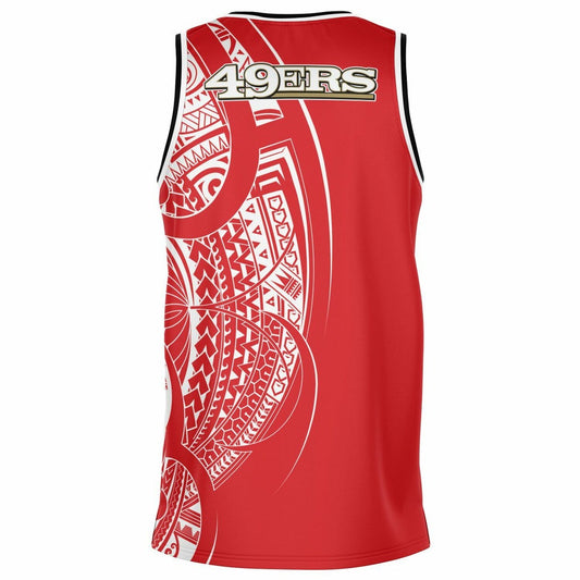 San Francisco 49ers Limited Edition Personalized Sports Basketball Jersey AZHABKJS000027